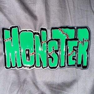 Kreepsville 666 ‘Monster’ Belt Buckle - rockabilly/ psychobilly